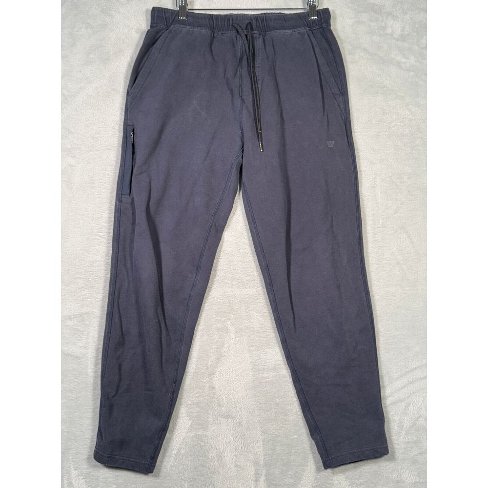 Mack Weldon Pants Mens Medium Blue Sweatpant‎ Jogger Drawstring*